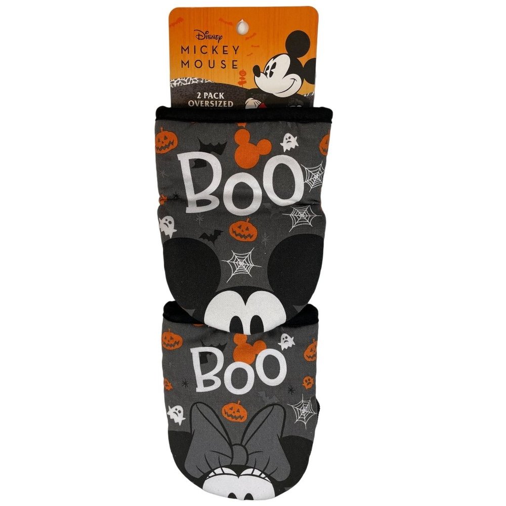 Disney Mickey and Minnie Halloween Oven Mitts